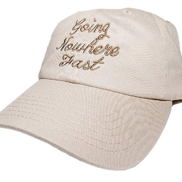 Going Nowhere Fast Direct Embroidered Relaxed Dad Cap - Picture 2 of 5